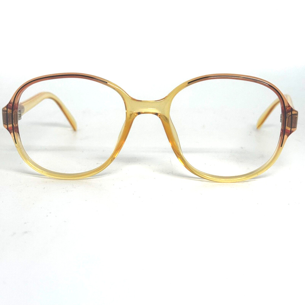 Terri‎ Brogan 8818 Brown Clear Eyeglasses Frames Yugoslavia H15670
